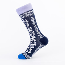Socks manufacturer custom men cotton sport compression socks 3D Jacquard fashion mens socks 2019